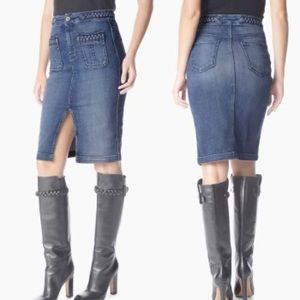 7 for all mankind Brains denim Pencil Skirt